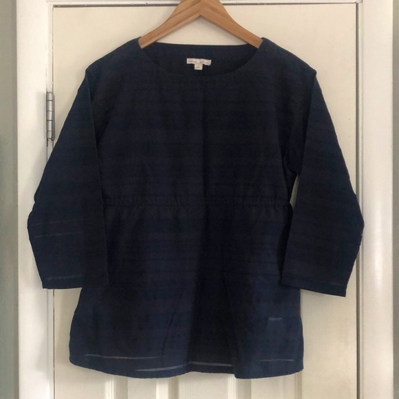 Gap Maternity sheer stripe top - Picture 1 of 6